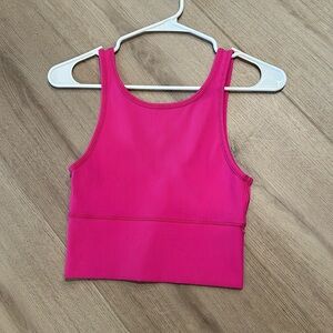 Lululemon Power Pivot Tank *Ribbed Color: Sonic Pink Size 4